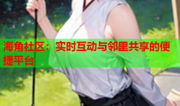 海角社区：实时互动与邻里共享的便捷平台