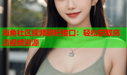 海角社区视频解析接口：轻松获取高清视频资源
