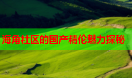 海角社区的国产精伦魅力探秘