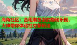 海角社区：合租朋友妻的隐秘乐园，大神带你体验社交新玩法