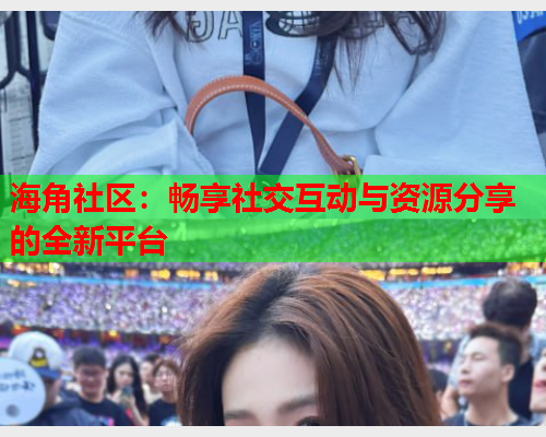 海角社区：畅享社交互动与资源分享的全新平台