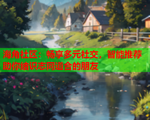 海角社区：畅享多元社交，智能推荐助你结识志同道合的朋友
