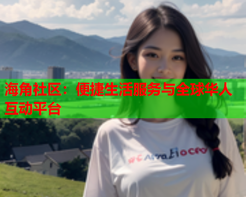 海角社区：便捷生活服务与全球华人互动平台